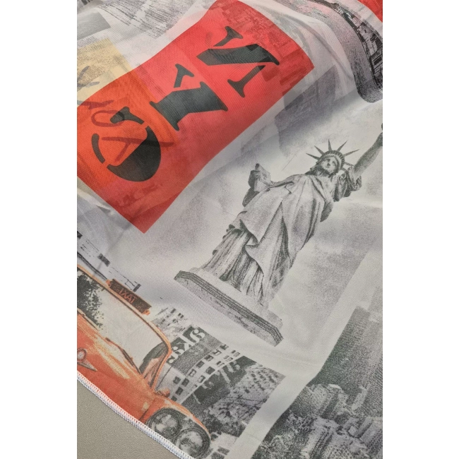 Materiały na zasłony zwiewne New York